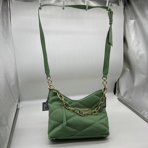 House of Want Convertible RFID Hobo Bag Green Fig - Picture 4 of 16